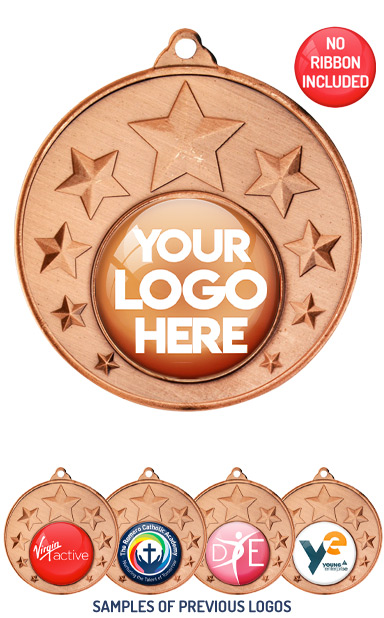 PERSONALISED M33 BRONZE YOUR DANCE LOGO MEDAL - 99p or Less