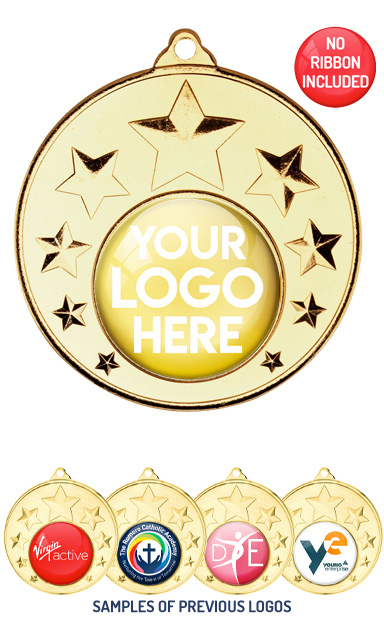 PERSONALISED M33 GOLD YOUR DANCE LOGO MEDAL - 99p or Less