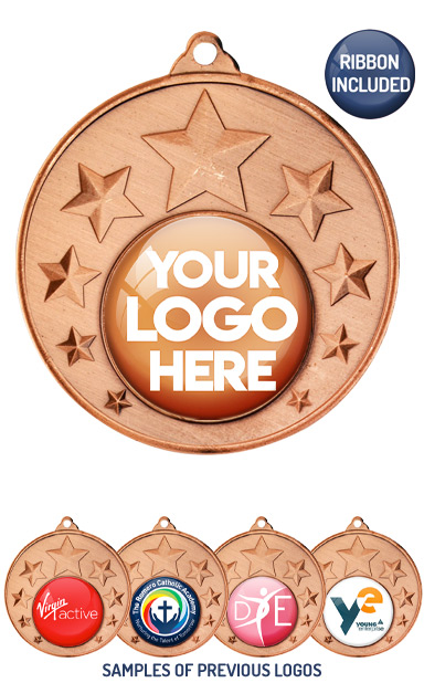 PERSONALISED M33 BRONZE YOUR DANCE LOGO MEDAL - £1.10 or Less