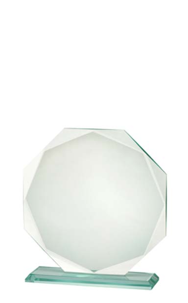 Octagon Luxury Glass Award - W563